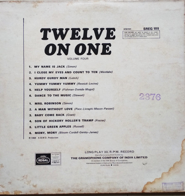 Twelve On One (Volume Four) (Vinyl)