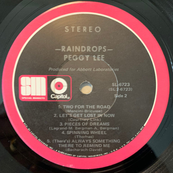 Peggy Lee - Raindrops (Vinyl) Image