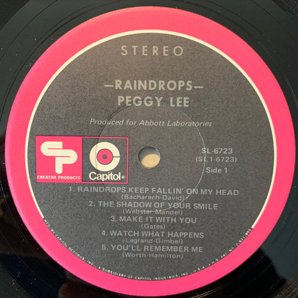 Peggy Lee - Raindrops (Vinyl) Image
