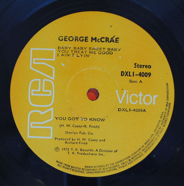 George McCrae - George McCrae (Vinyl) Image