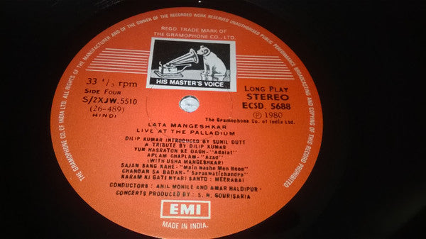 Lata Mangeshkar - Lata Mangeshkar Live At The London Palladium (Vinyl) (2)