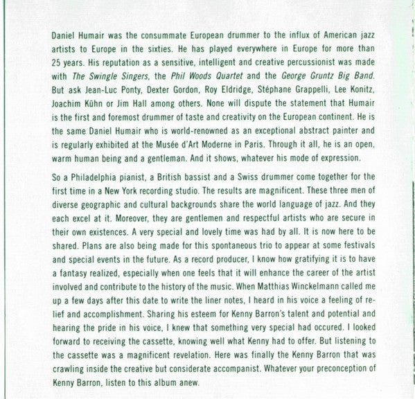 Kenny Barron - Scratch (CD) Image