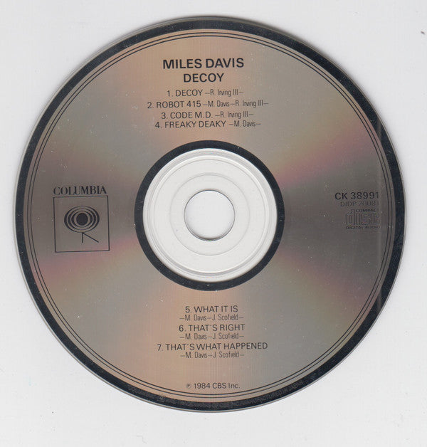 Miles Davis - Decoy (CD)