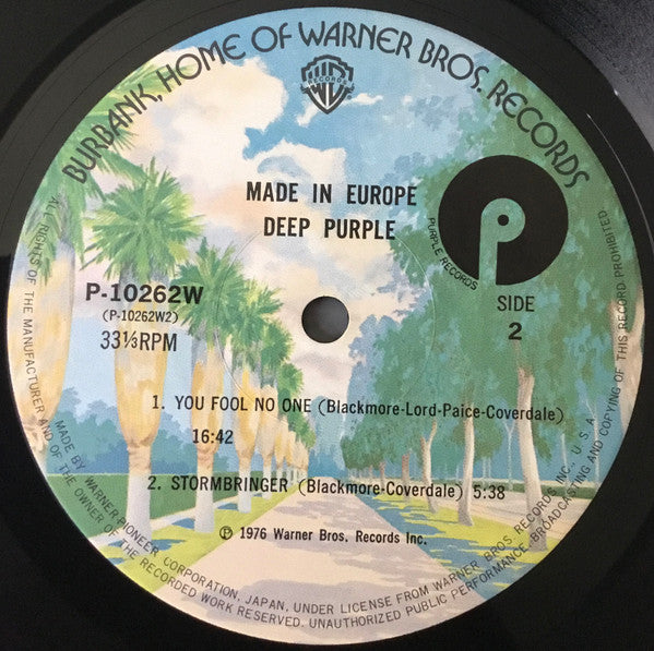 Deep Purple - Made In Europe (Vinyl)