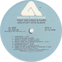 Tony Orlando & Dawn - Greatest Hits (Vinyl)