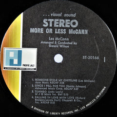 Les McCann - More Or Les McCann (Vinyl)
