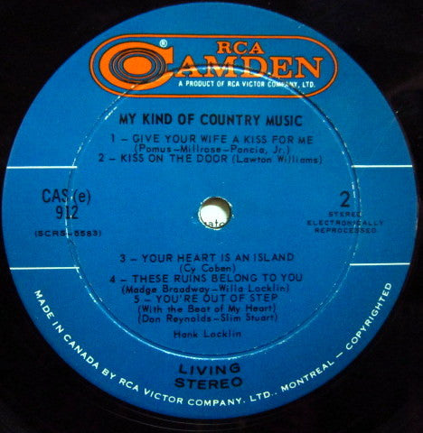 Hank Locklin - My Kind Of Country Music (Vinyl)