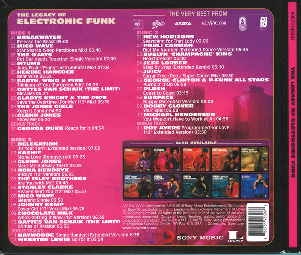 Various - The Legacy Of Electronic Funk (CD) (3)