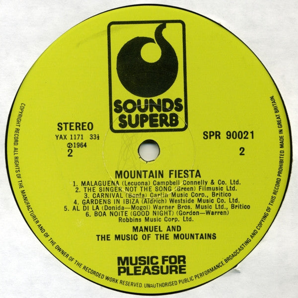 Manuel And His Music Of The Mountains - Mountain Fiesta (Vinyl)