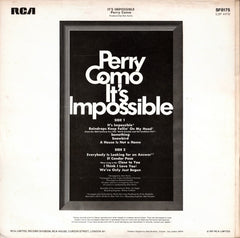 Perry Como - It's Impossible (Vinyl) Image