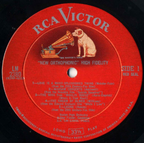 Arthur Fiedler & Boston Pops Orchestra, The - Music From Million Dollar Movies (Vinyl) Image