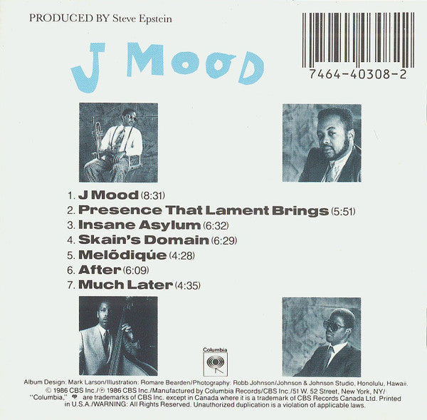 Wynton Marsalis - J Mood (CD) Image