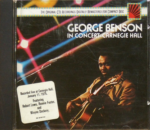 George Benson - In Concert - Carnegie Hall (CD) Image