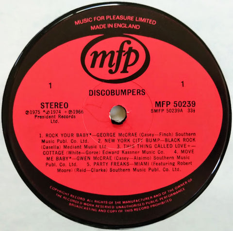 Various - Discobumpers (Vinyl)