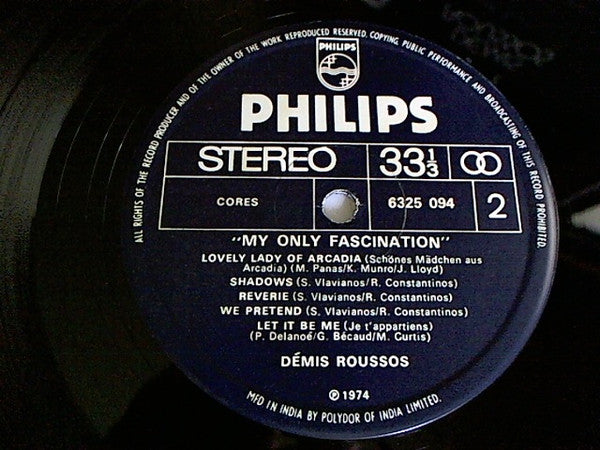 Demis Roussos - My Only Fascination (Vinyl)