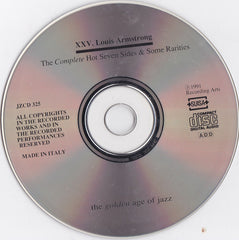 Louis Armstrong - The Complete Hot Seven Sides & Some Rarities (CD) Image