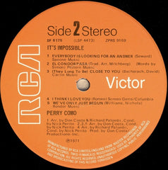 Perry Como - It's Impossible (Vinyl) Image