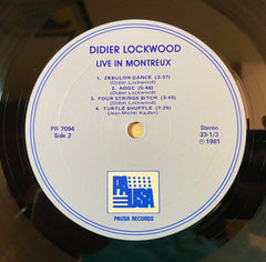 Didier Lockwood - Live In Montreux (Vinyl) Image