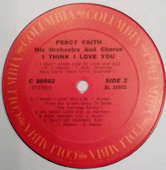 Percy Faith And His Orchestra And Chorus - I Think I Love You (Vinyl) Image