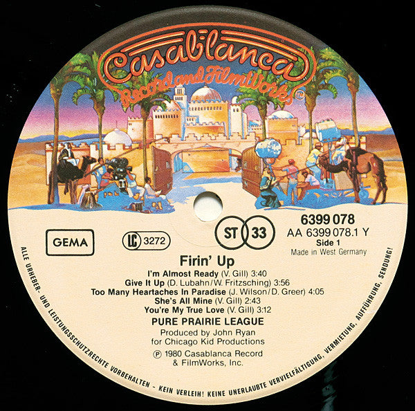 Pure Prairie League - Firin' Up (Vinyl) Image