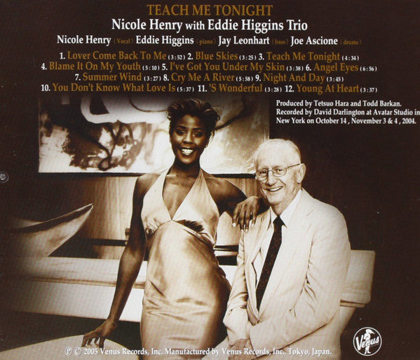 Nicole Henry With Eddie Higgins Trio, The - Teach Me Tonight (CD