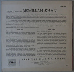 Bismillah Khan - Shehnai Recital (Vinyl)