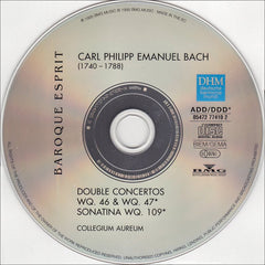 Carl Philipp Emanuel Bach - Collegium Aureum - Double Concertos, Wq 46 & 47 • Sonatina, Wq 109 (CD)