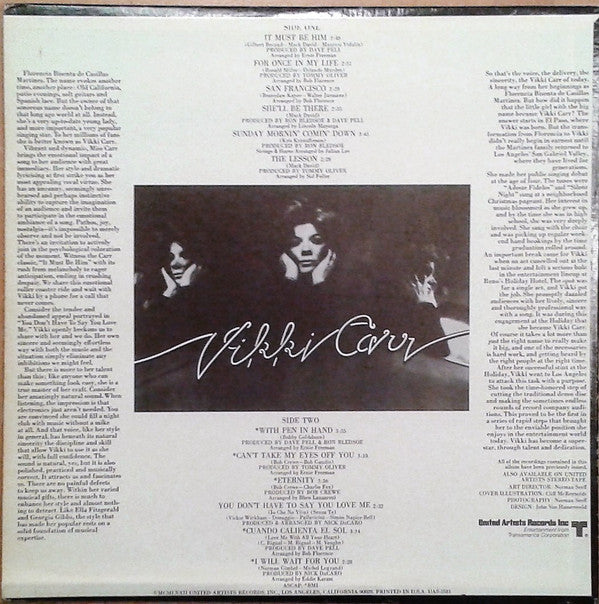 Vikki Carr - The Best Of Vikki Carr (Vinyl) Image