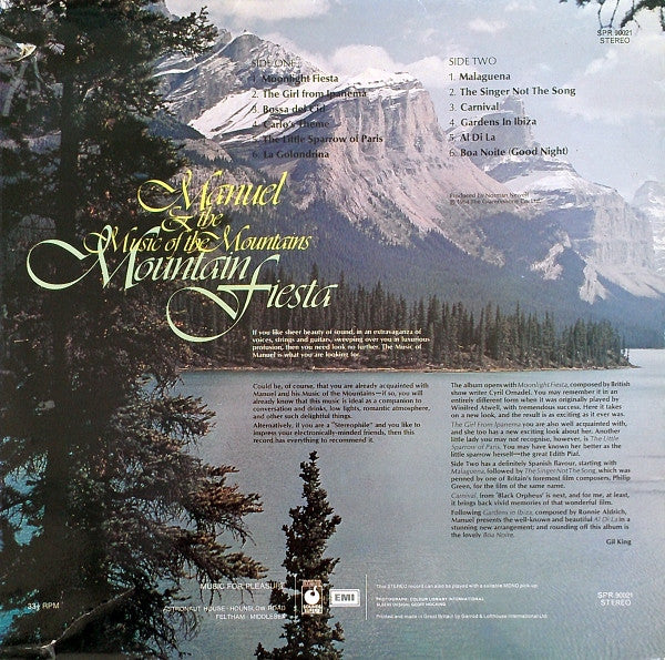 Manuel And His Music Of The Mountains - Mountain Fiesta (Vinyl) Image