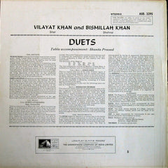 Vilayat Khan & Bismillah Khan, Shanta Prasad - Duets (Vinyl) Image