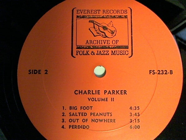 Charlie Parker - Charlie Parker Volume II (Vinyl) Image