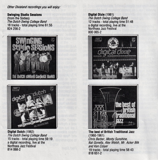 Dutch Swing College Band, The - Digital Anniversary - 40 Years D.S.C. (CD) Image