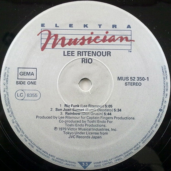 Lee Ritenour - Rio (Vinyl) Image