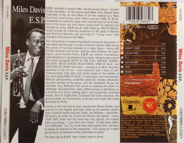 Miles Davis - E.S.P. (CD)