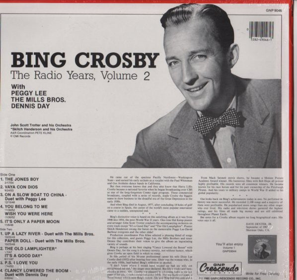 Bing Crosby - The Radio Years, Volume 2 (Vinyl) Image