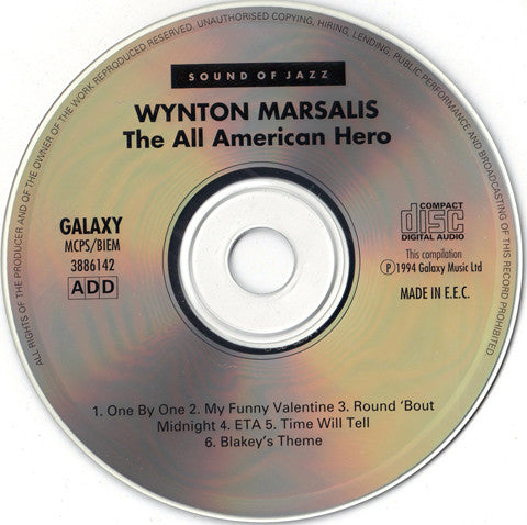 Wynton Marsalis - The Sound Of Jazz: "Wynton Marsalis" - The All American Hero (CD) Image