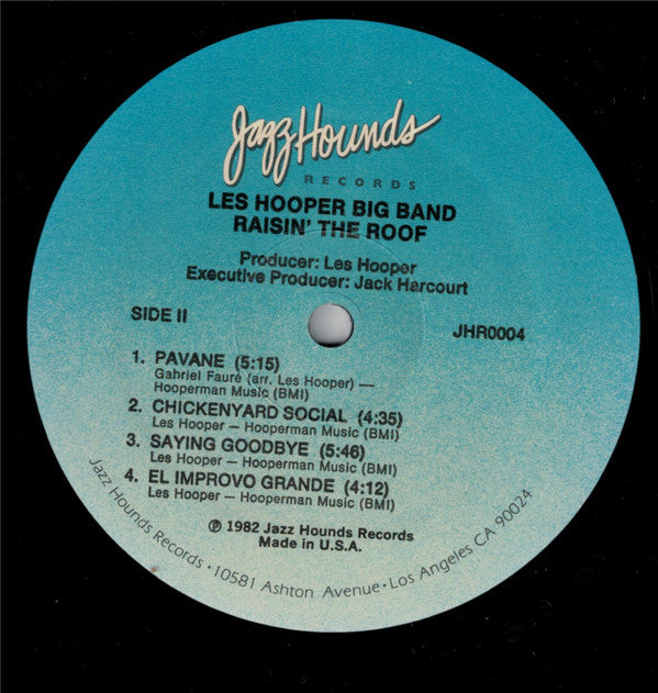 Les Hooper Big Band - Raisin' The Roof (Vinyl) Image