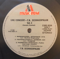 T.N. Seshagopalan - Live Concert Vol. 1 (Vinyl) Image