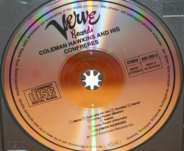 Coleman Hawkins - And ConfrÃ¨res (CD) Image