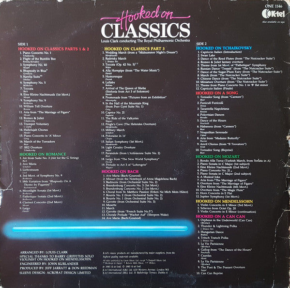 Louis Clark Conducting Royal Philharmonic Orchestra, The - Hooked On Classics (Vinyl) Image