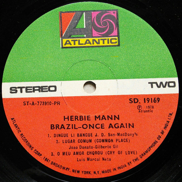 Herbie Mann - Brazil - Once Again (Vinyl) Image