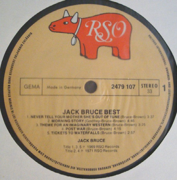 Jack Bruce - At His Best (Vinyl) (2 LP) Image