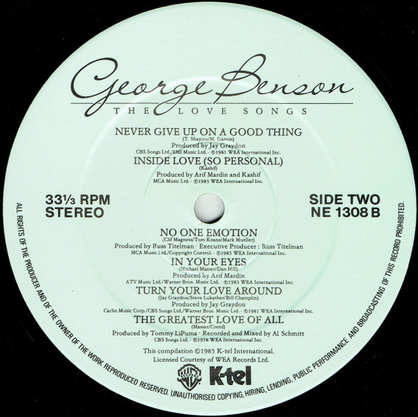 George Benson - The Love Songs (Vinyl)