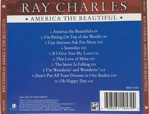 Ray Charles - America The Beautiful (CD) Image