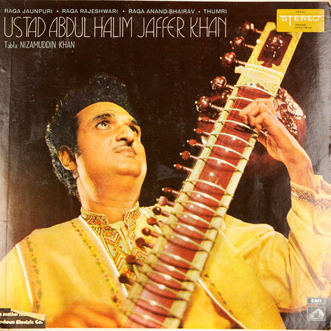 Abdul Halim Jaffer Khan - Sitar Solo (Vinyl) Image