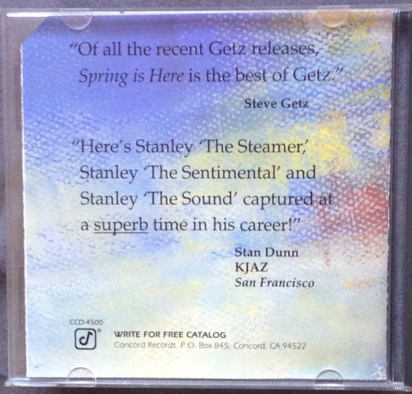 Stan Getz - Spring Is Here (CD) Image