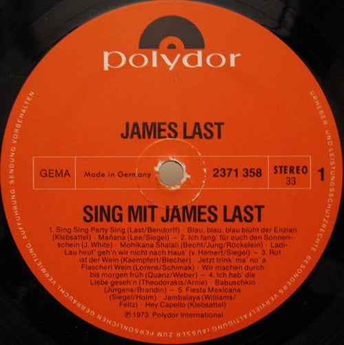 James Last - Sing Mit (Vinyl) Image