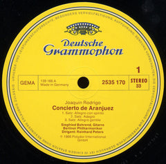 JoaquÃ­n Rodrigo, Siegfried Behrend, Nicanor Zabaleta - Concierto De Aranjuez / Konzertserenade FÃ¼r Harfe (Vinyl) Image