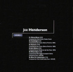 Joe Henderson - Mirrormirror (CD) Image