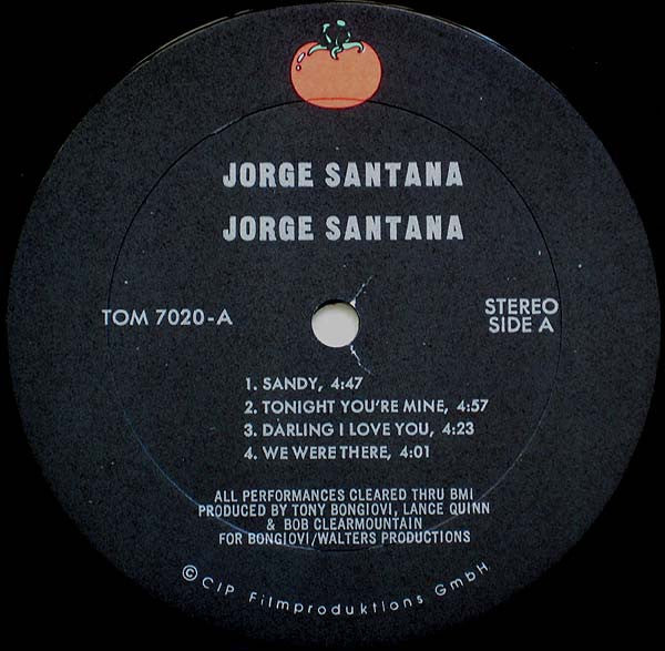 Jorge Santana - Jorge Santana (Vinyl)